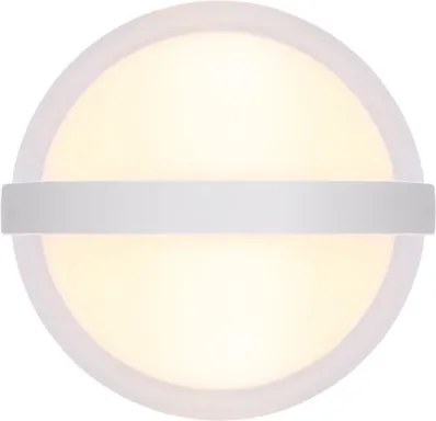 Globo 34157W Kültéri lámpa alumínium fehér matt, fém fehér matt, műanyag átlátszó, műanyag fehér, IP54, fényhatás 2 lencsével 2 irányban, SzxM: 105x110mm, Mélység: 130mm, tartozék: LED 12W 230V, 1511lm forrás, 1320lm kimenet, 3000K