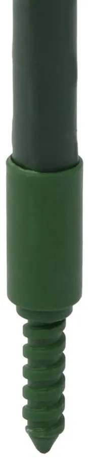 8 db acél és polipropilén paradicsomketrec 116 cm