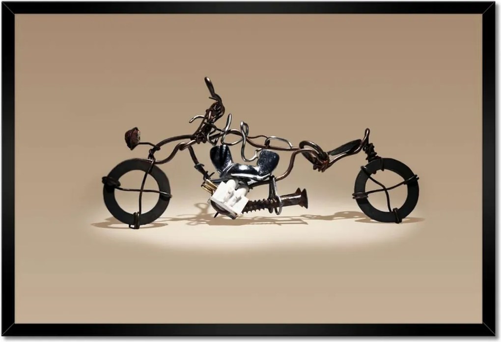 Poszterek keretben 60x40 Harley Diy