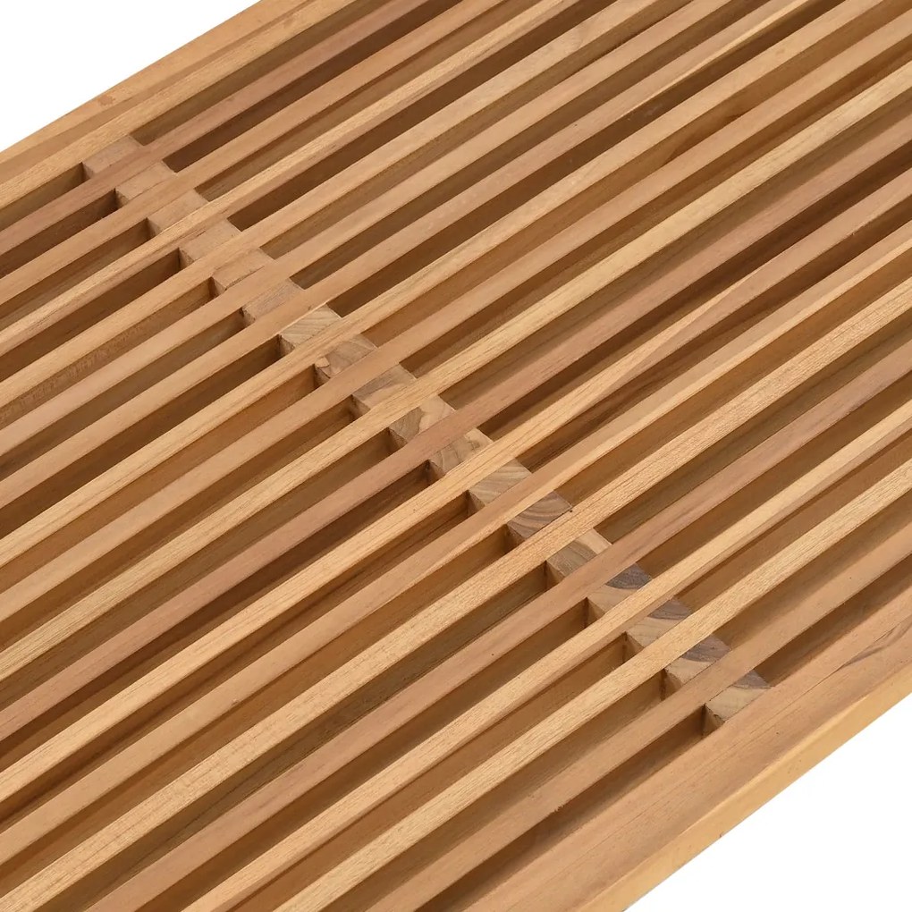 Kerti Oldalasztal 110x55x35,5 cm Tömör Tíkfa