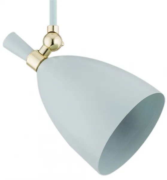 Argon 4685 - Csillár rúdon CHARLOTTE 1xE27/15W/230V kék/arany