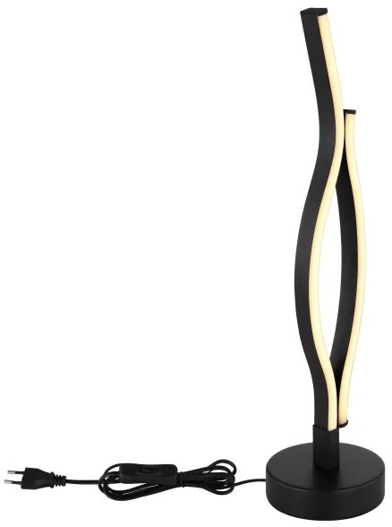 Globo 67206T - LED Asztali lámpa GERONIMO LED/12W/230V fekete