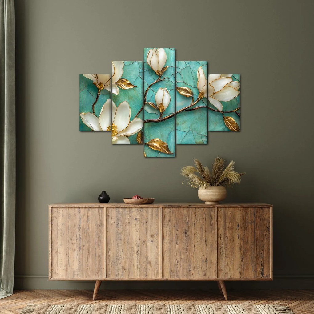 Kép - 3D magnóliák (150x105 cm)