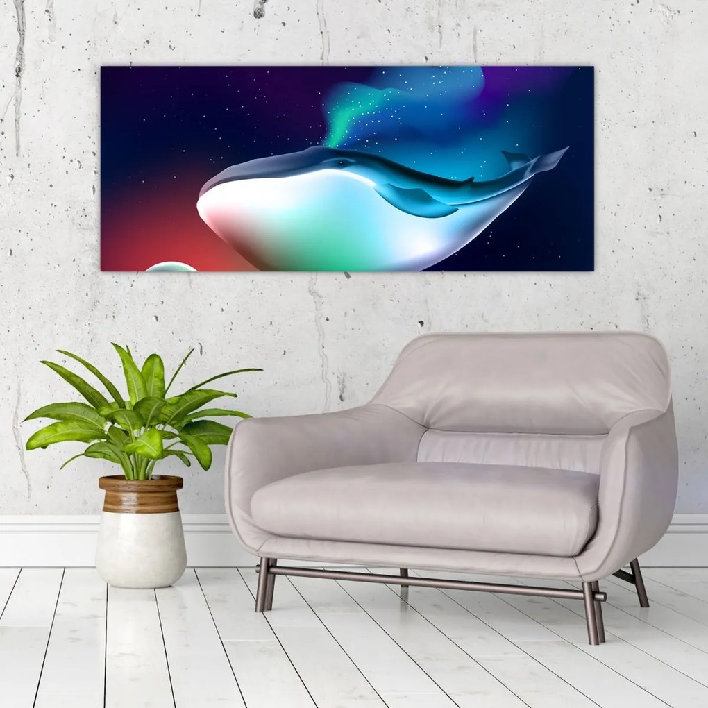 Kép - Egy bálna az űrben (120x50 cm)
