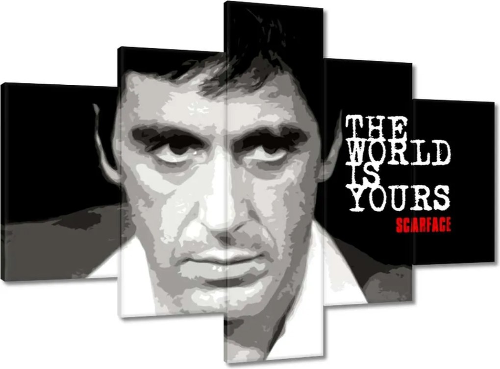100x70 cm-es "a Világ a Tiéd" kép Al Pacino-val A