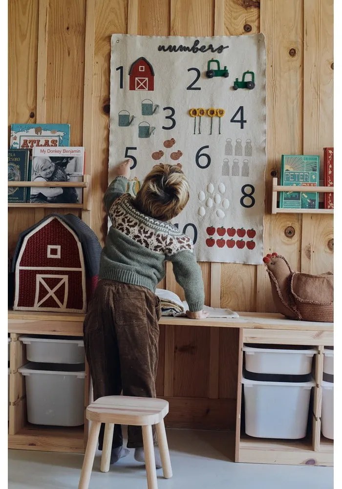 Gyerek fali dekoráció Farm Numbers – Lorena Canals
