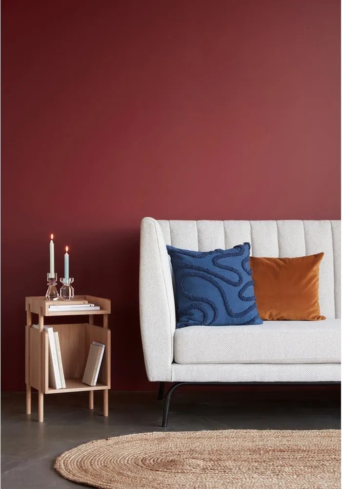 Natúr színű éjjeliszekrény tölgyfa dekorral Archive – Hübsch