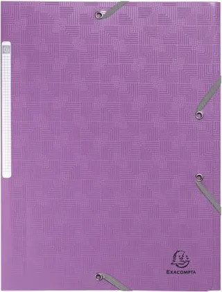 Gumis mappa, PP, A4, 15 mm, EXACOMPTA Pop'NCo, vegyes színek (EX55990E)