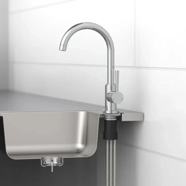 Schütte 79119 - CORNWALL mosogató csaptelep, fényes króm