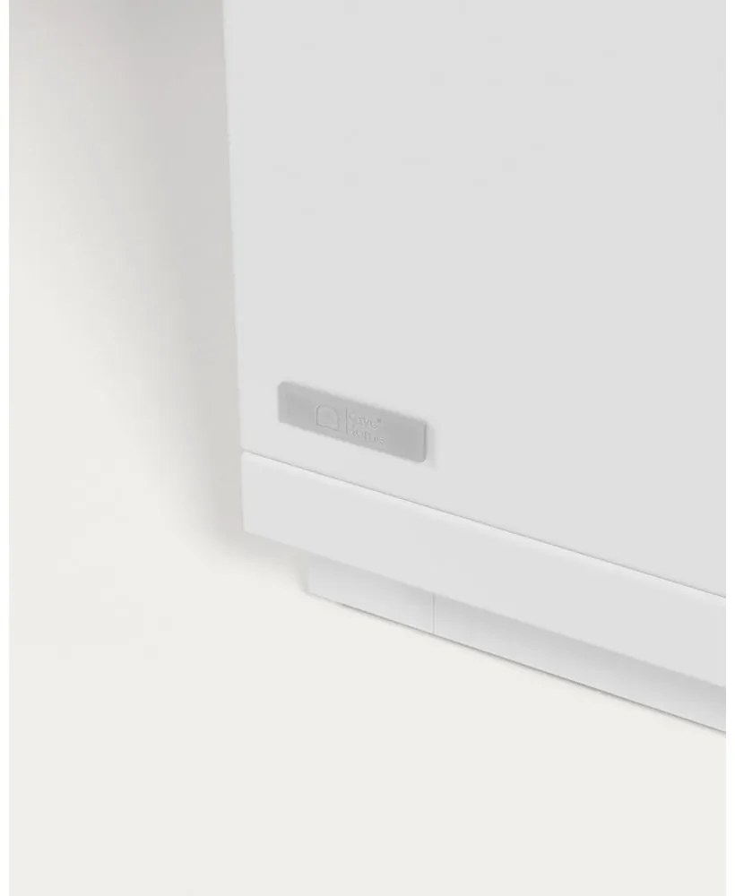 Fehér TV-állvány 200x44 cm Abilen – Kave Home
