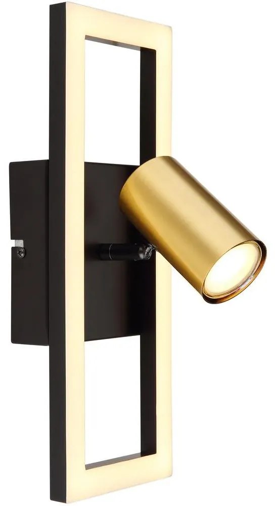 Globo 57032-1- LED Fali spotlámpa MARRIE 1xGU10/5W/230V + LED/12W/230V