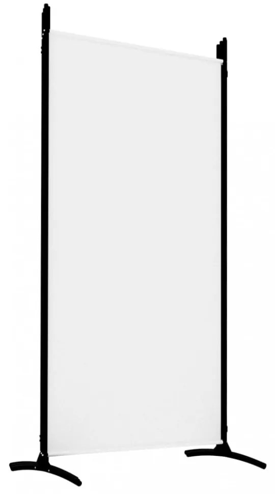 fehér 5 paneles paraván 433x180 cm szövet