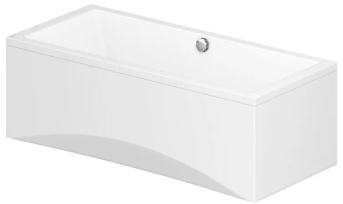 Cersanit Intro akril kád 150x75cm + lábak, fehér, S301-066