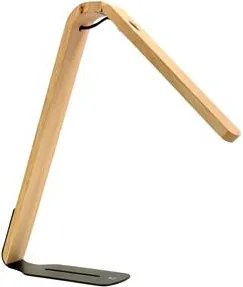 Asztali lámpa, LED, 4 W, ALBA Ledaďka, természetes fa (VLEDAIKA)