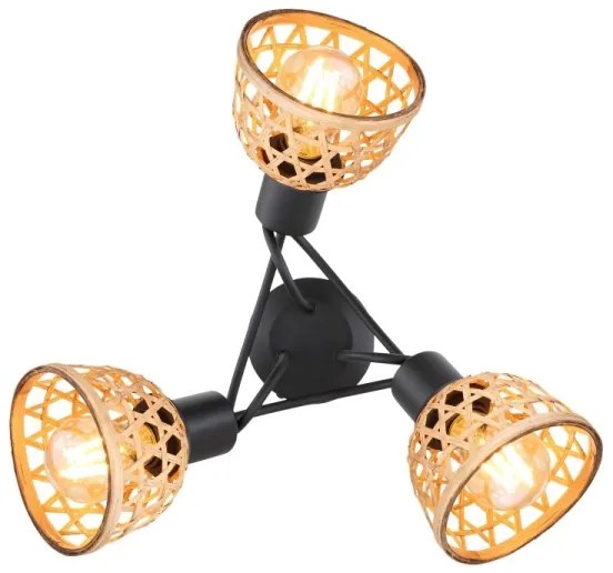 Globo 54053-3D - Felületre szerelhető csillár WENNA 3xE27/15W/230V