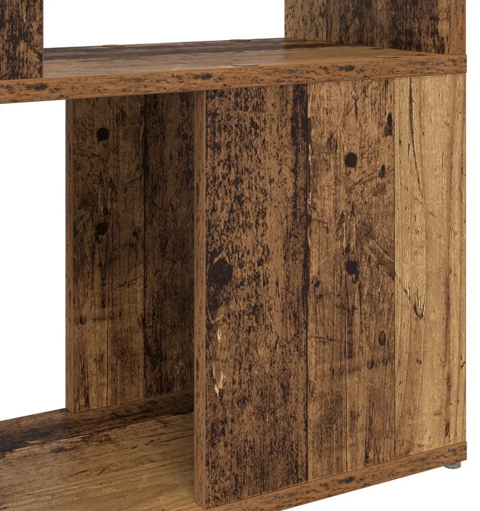 Tárolóegység Régi fa MDF 60 x 24 x 124 cm Tárolóegység