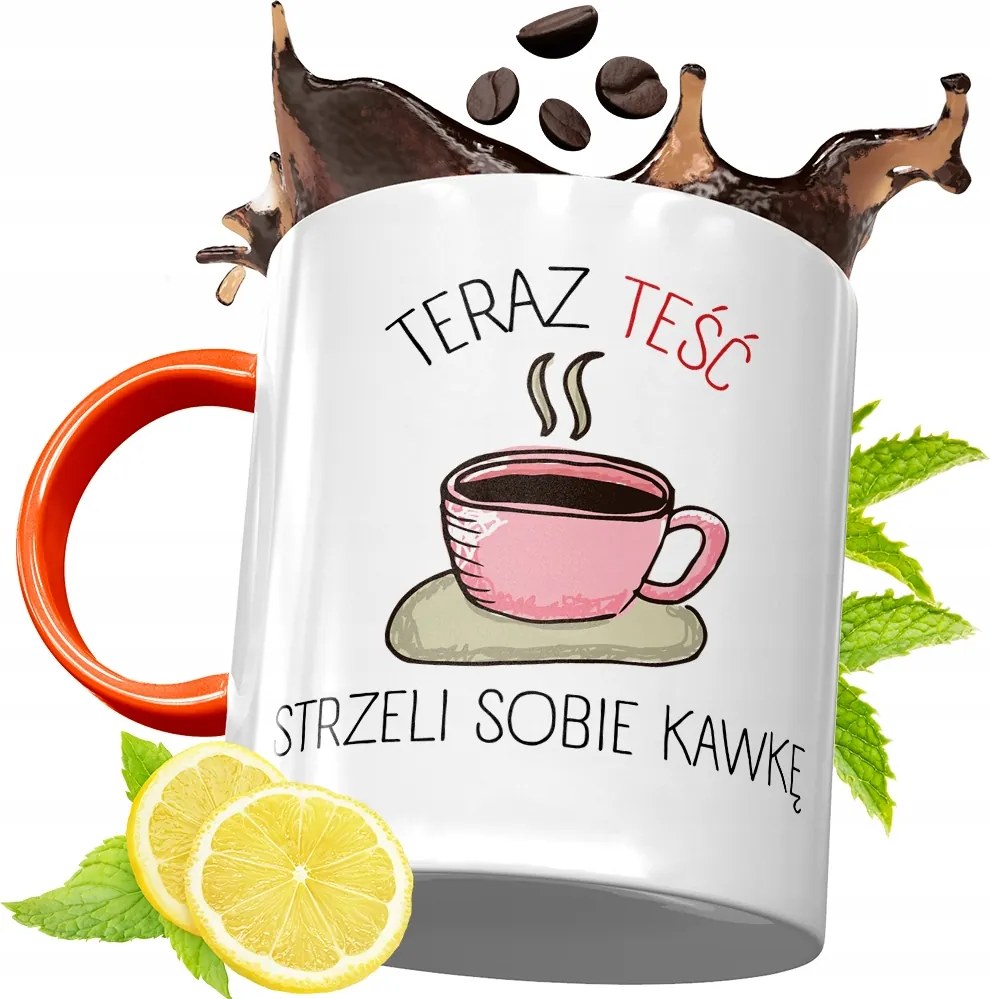 Narancssárga Bögre Az Apósnak Tökéletes Ajándék fényképes nyomtatással