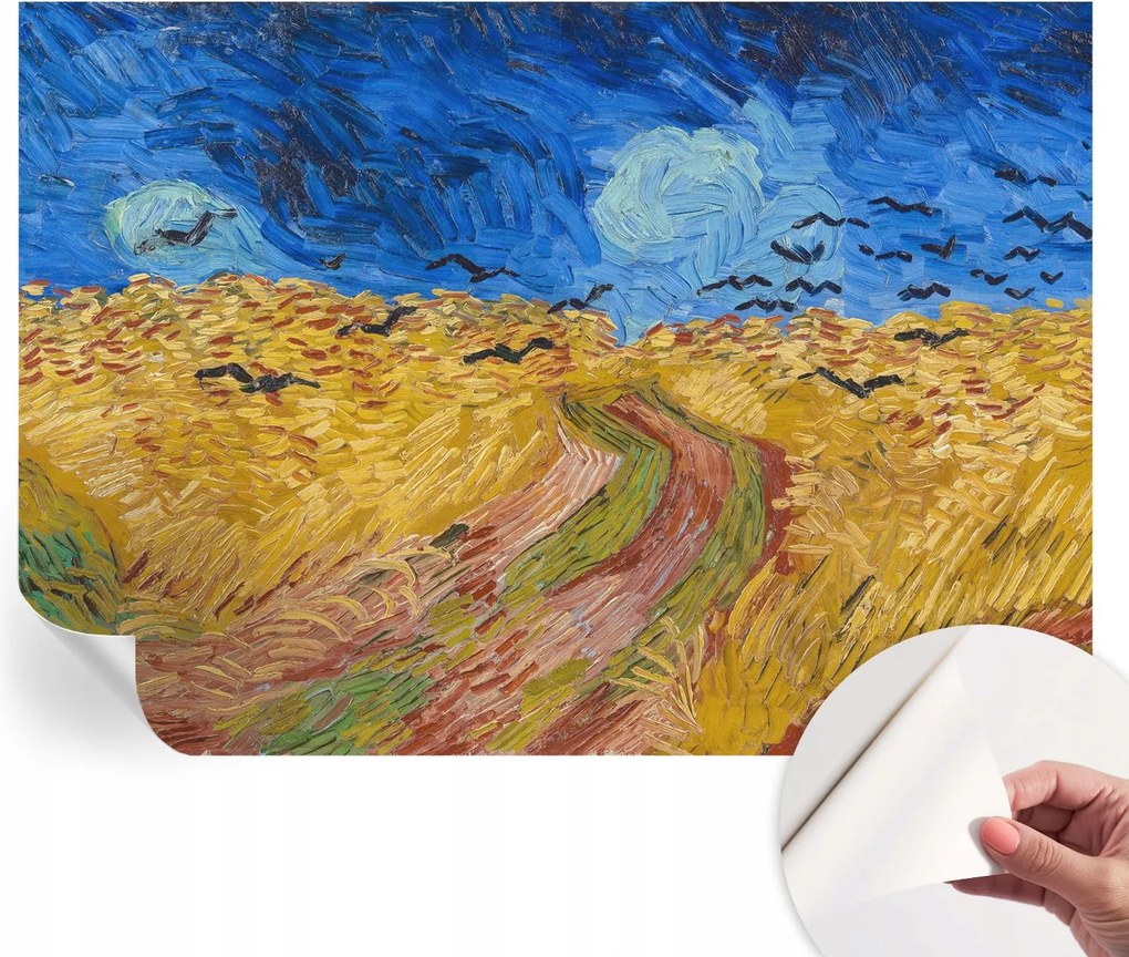 Dekoratív öntapadós fotótapéta Hálószobába Tájkép mező 312x219 cm