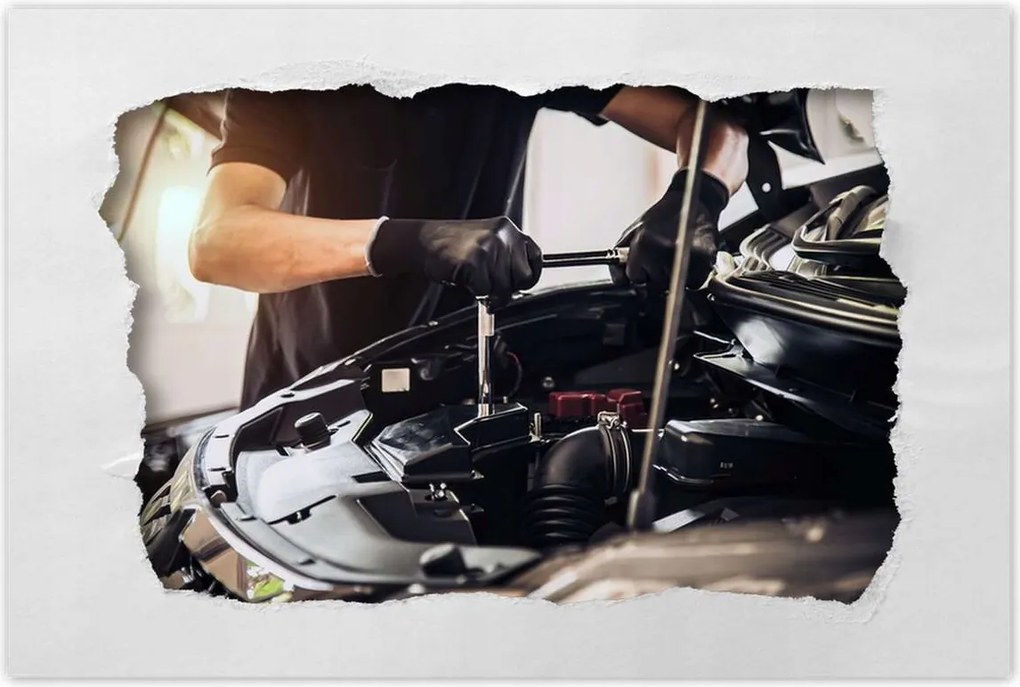 Poszterek 60x40 Autó motor javítás