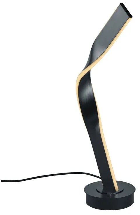 Fekete LED asztali lámpa fém búrával (magasság 64,5 cm) Cicenza – CINQUE