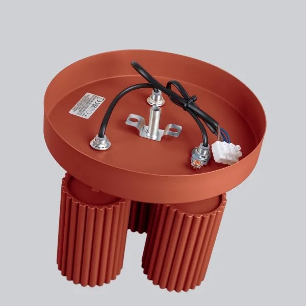 Sollux SL.1639 - Spotlámpa KARBON 3xGU10/10W/230V piros