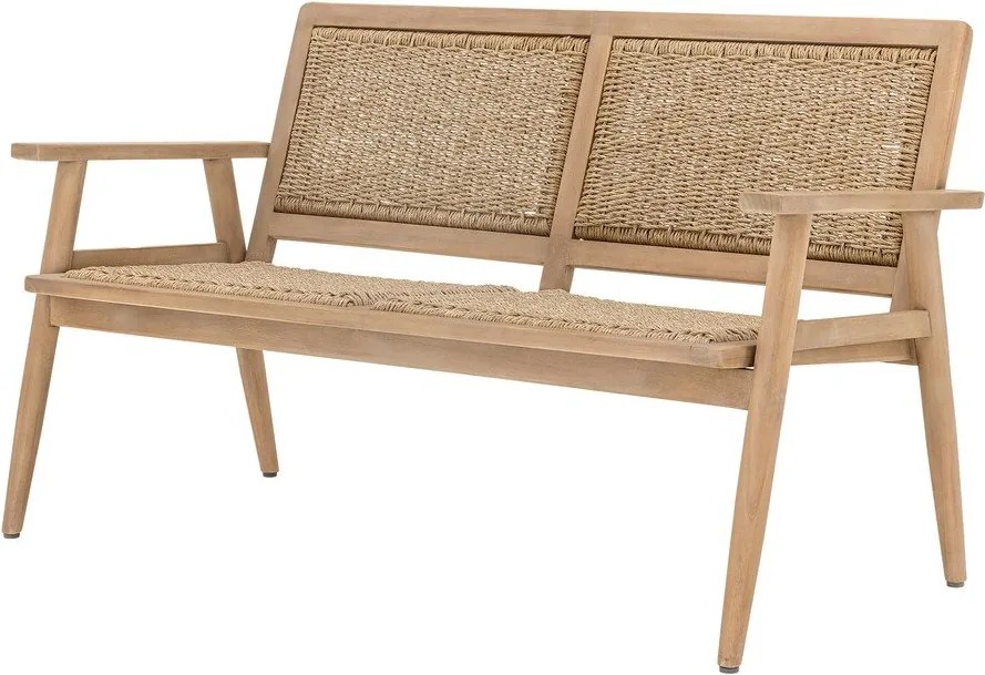 Natúr színű tömörfa kerti kanapé Sorrento – Bloomingville