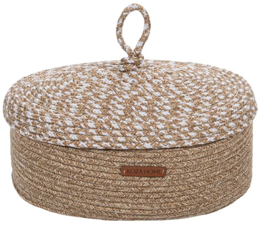 Fedeles-dekoratív textil tárolódoboz – Mioli Decor