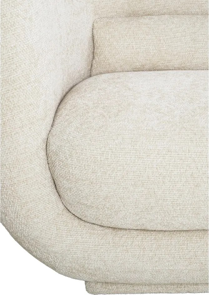 Krémszínű kanapé 237 cm Kialy – Light & Living