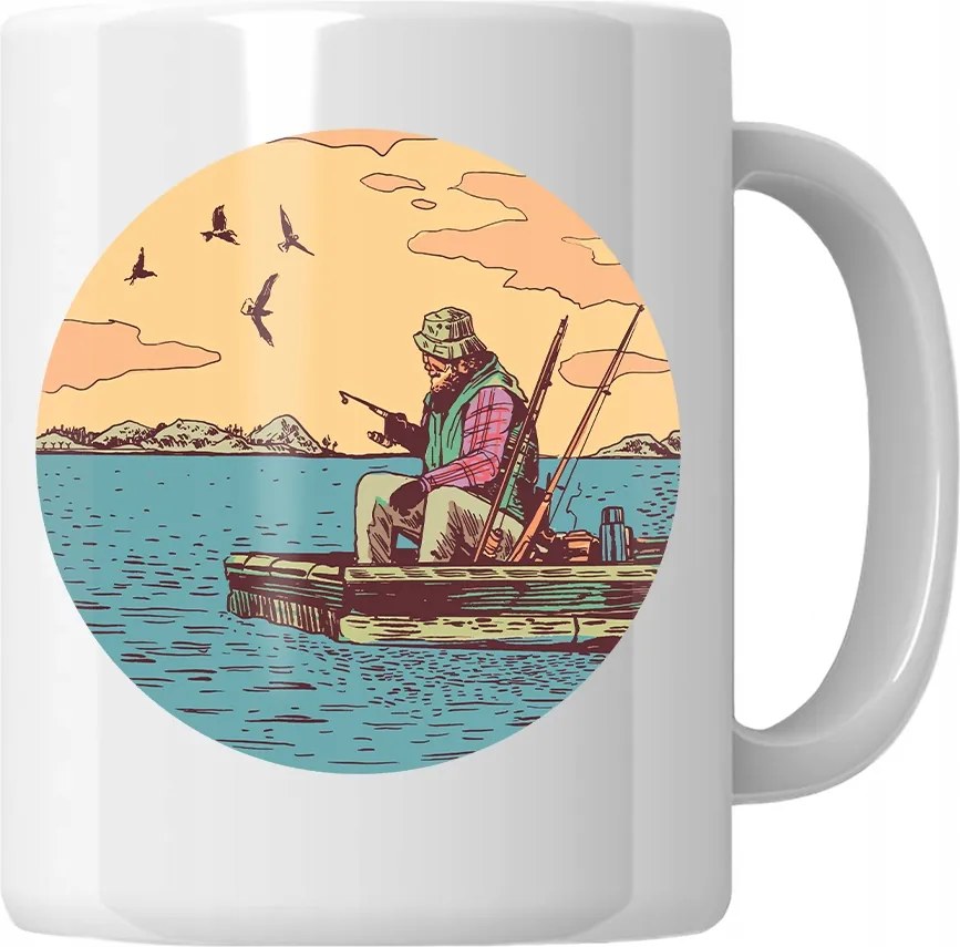 Horgász bögre Ajándék Horgász Férjnek