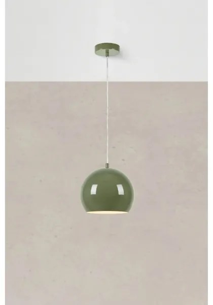 Markslöjd 108991 - POP zsinóros függeszték 1xGU10/7W/230V, átm. 20 cm, zöld