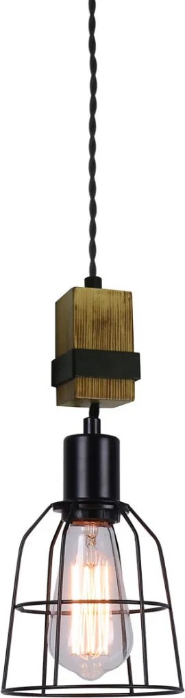 Italux PONTE PND-4290-1-L Függőlámpa 1x60W/E27 IP20
