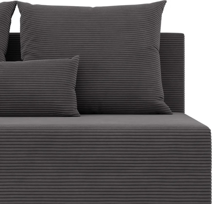 Nobu kanapé, kordbársony, szürke