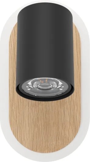 Eglo 901631 - RIMBOCCHI LED fali spotlámpa LED/7W/230V barna/fekete