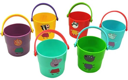 Peppa malac Friends fürdőjáték 6 db-os