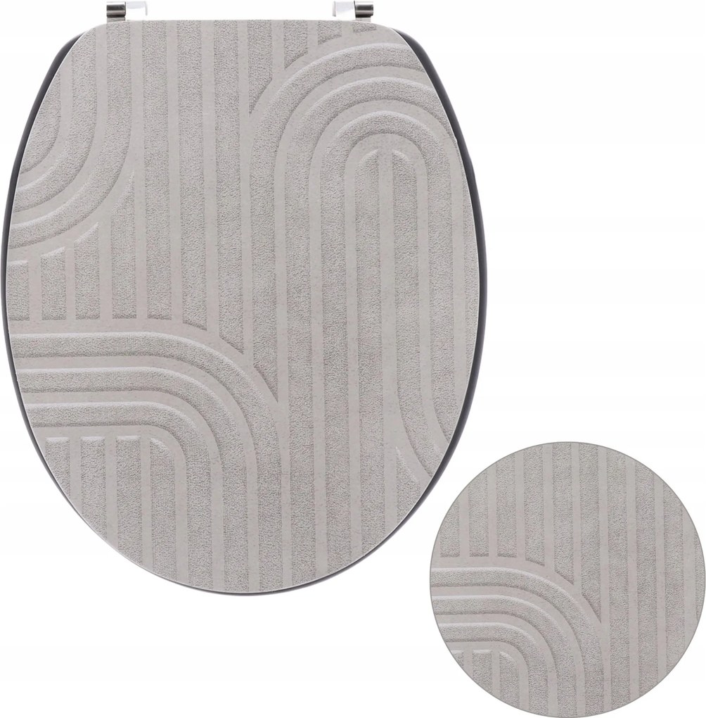 Modern Wc-ülőke 18 Inch Stílusos Mdf fürdőszoba dekoratív Bézs