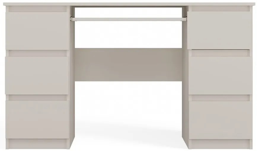 Kashar Kuba számítógépasztal, 130x76x51 cm, kasmír