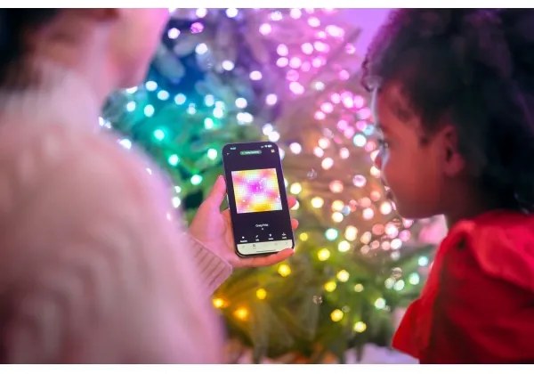 Twinkly TWKS200RGB-G - LED RGB Dimmelhető karácsonyi lánc 200xLED 14 m USB Wi-Fi