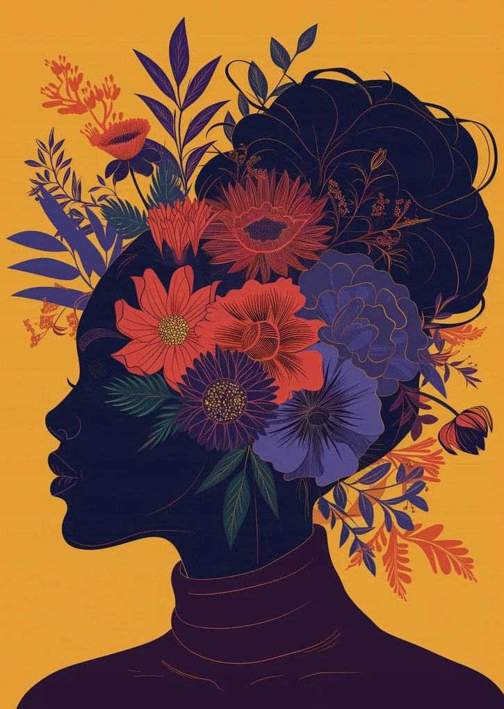 Poszter 67,5x95cm Botanikus múzsa