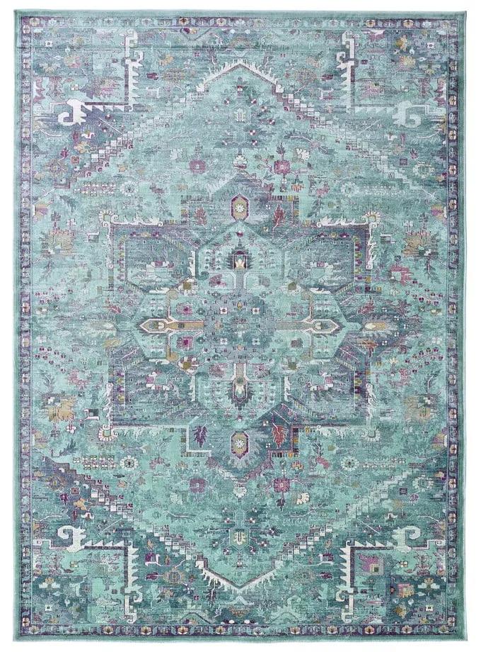 Lara türkiz viszkóz szőnyeg, 160 x 230 cm - Universal