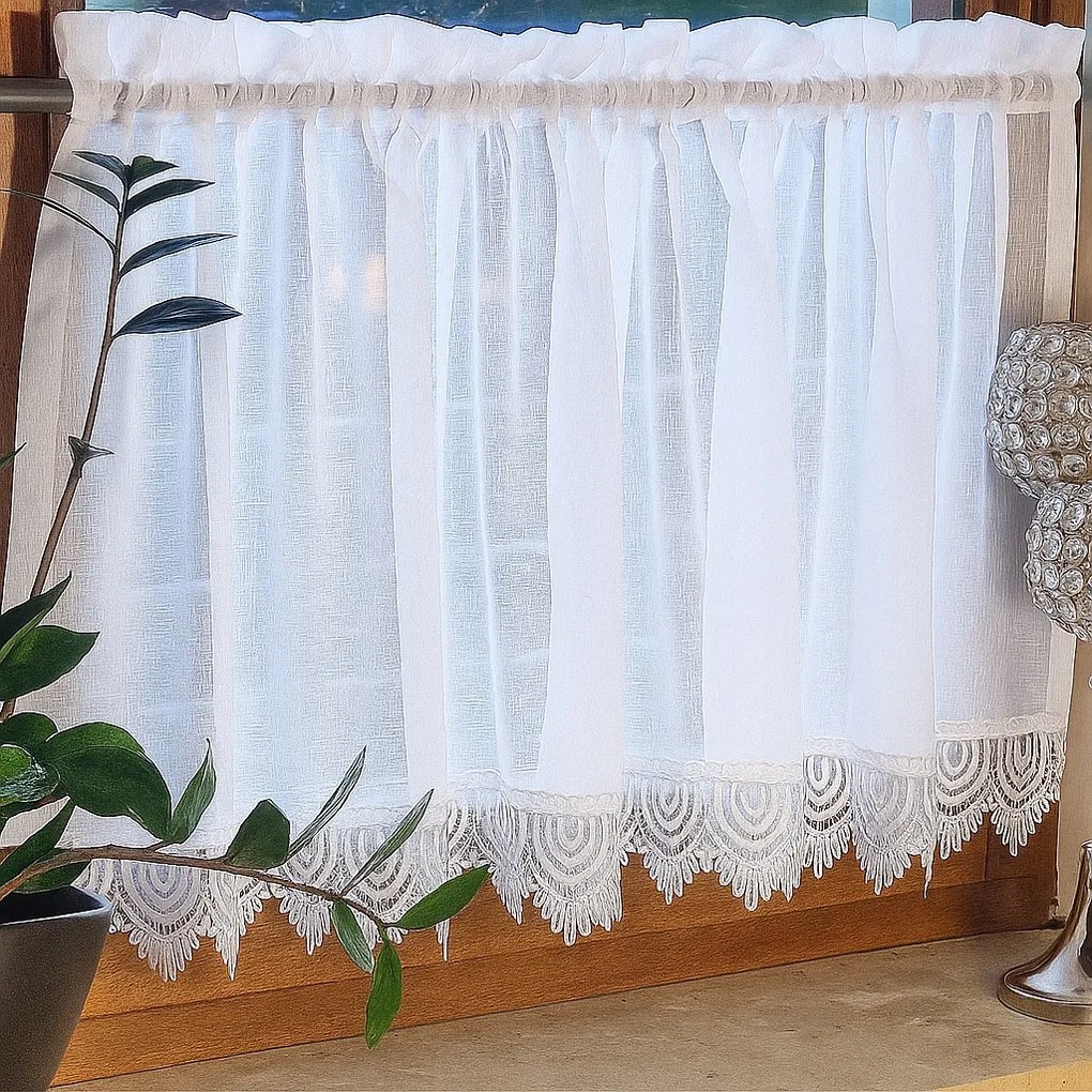 Irigy Hónaljmirigy Függöny gipiur csipkével 250x30