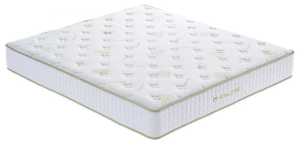 Prime Sleep 90x200x25cm táskarugós matrac, memóriahab aloe vera huzattal, 7 komfortzónás H4 kemény
