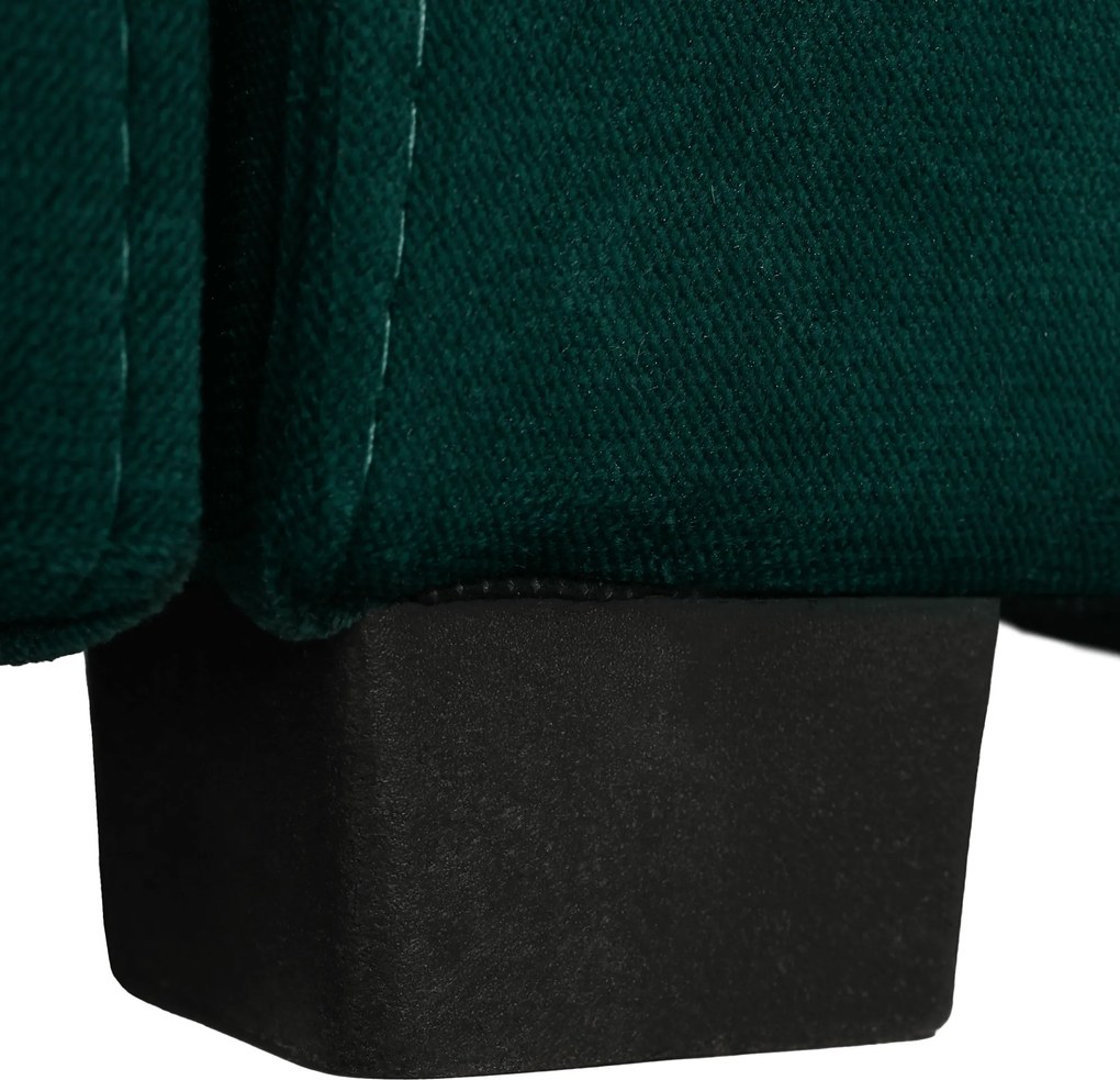 Ülőgarnitúra, smaragd, balos, LAMORA U