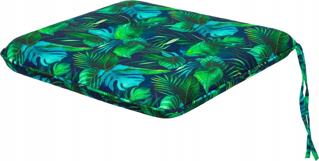 Kerti párna téglalap alakú székhez, székpárna háttámlával