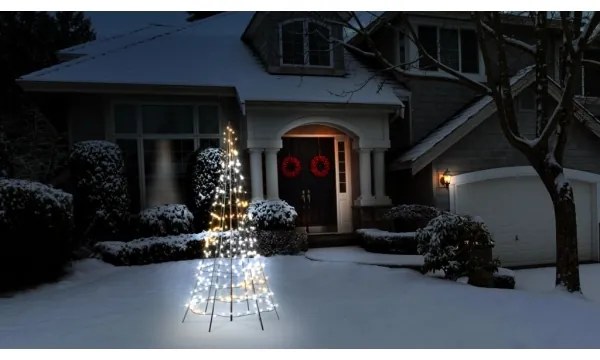 Twinkly TWP300SPP-BEU RGBW LED kültéri karácsonyfa 300 LED, 2m, IP44, Wi-Fi