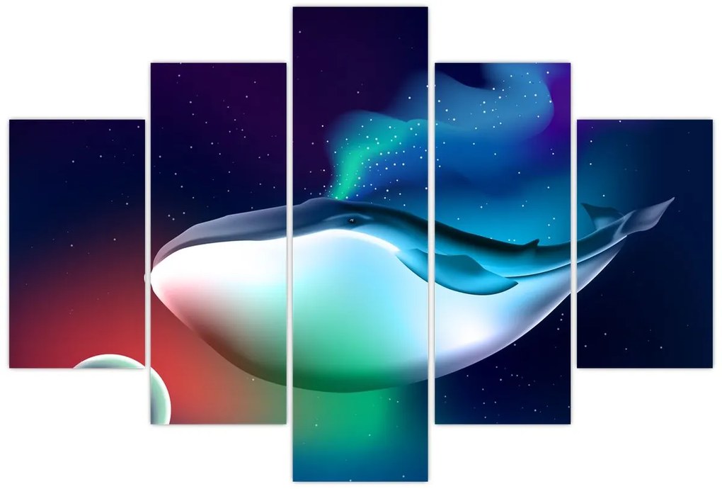 Kép - Egy bálna az űrben (150x105 cm)