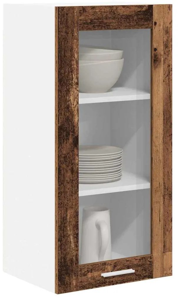 Függő szekrény polcokkal Riga Öreg fa 40 x 31 x 80 cm Faanyag