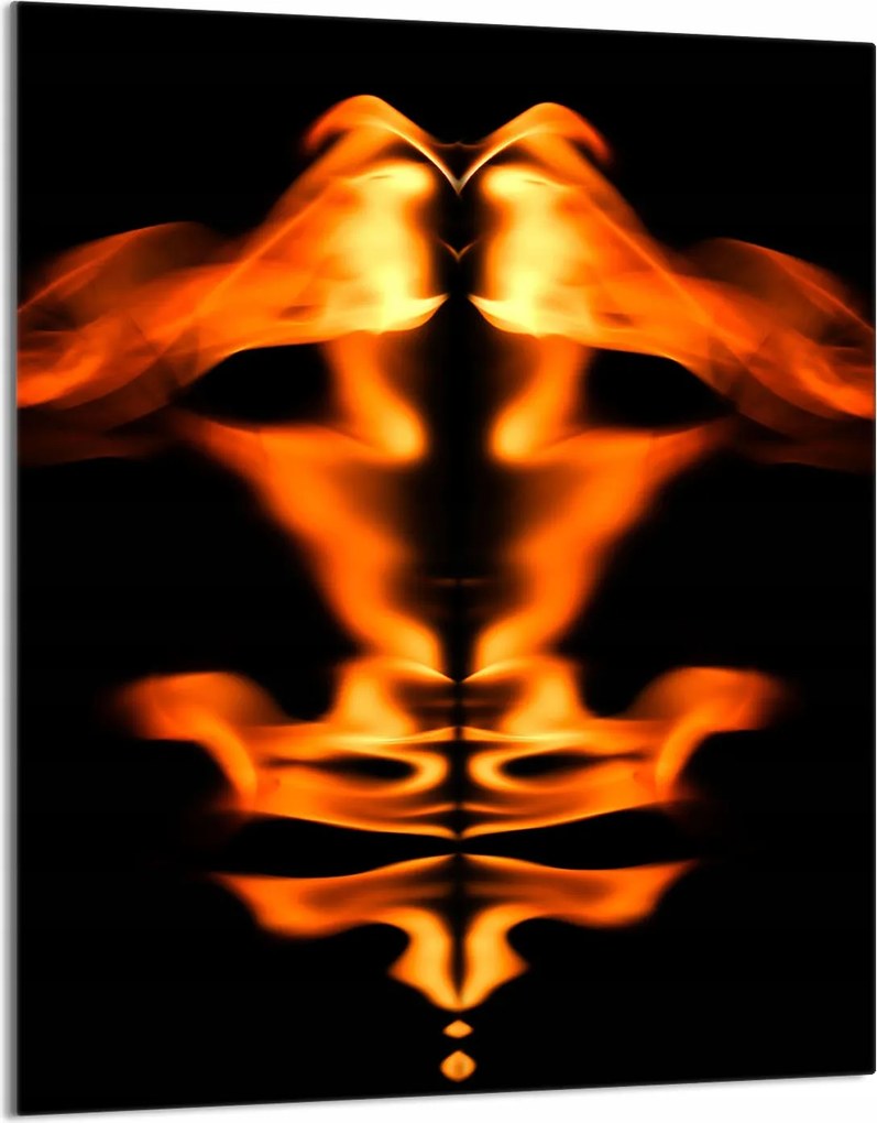 Üveg Vágódeszka 40x52 Tűz a Konyhában