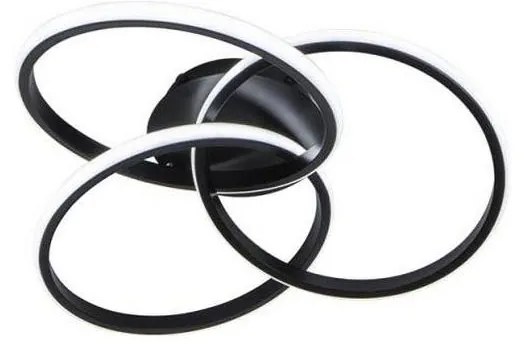 LED Dimmelhető mennyezeti lámpa LED/70W/230V 3000-6500K fekete + távirányítás