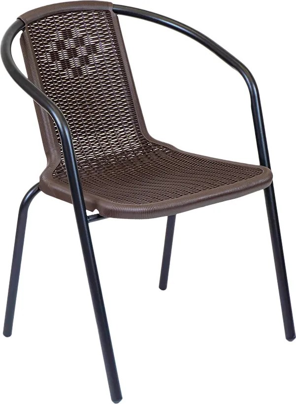 Napoli kerti szék barna