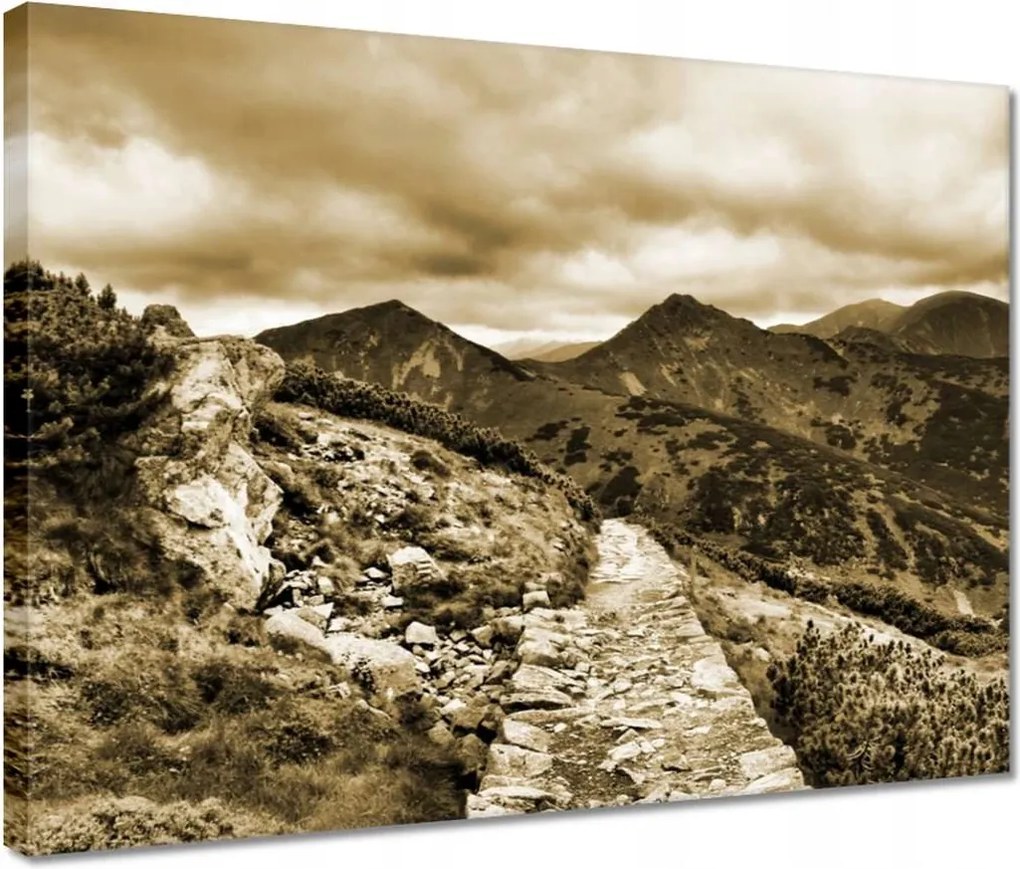 Vászonkép 40x30 Tátra Lengyel hegyek Kilátás